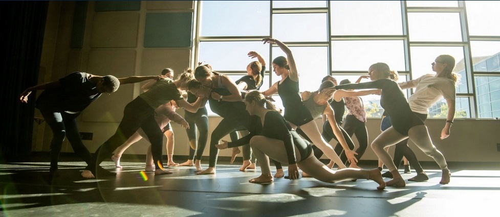 Students in a dance class.